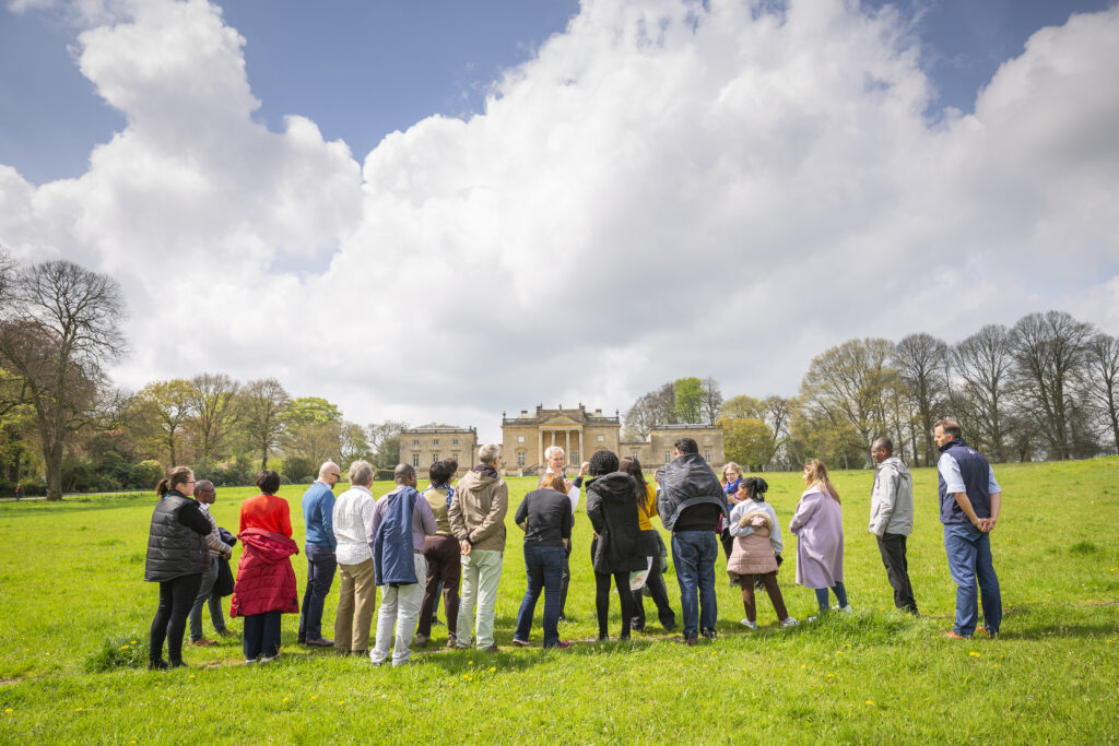 Withstanding Change project partners at Stourhead in May 2023